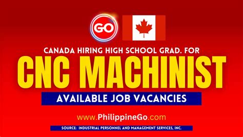 manufacturing cnc procedure careers|cnc job vacancy in canada.